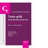 Teste-grila de drept procesual civil. Editia a 5-a. Cu explicatii ale variantelor de raspuns. Examen de licenta, admitere in profesie, definitivat sau promovare