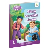 Fabulele lui Esop: Gasca cu ouale de aur. Recomandat cititorilor incepatori sau copiilor cu dificultati de citire. Super DYS - Nivelul 1