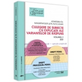 Admiterea in magistratura si in avocatura. Culegere de subiecte cu explicatii ale variantelor de raspuns. Volumul II. Drept penal, Drept procesual penal. Editia a III-a