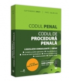 Codul penal si Codul de procedura penala: septembrie 2021. Editie tiparita pe hartie alba NOI MODIFICARI: Legile nr. 186/2021, 207/2021 si 219/2021