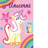 Unicorni stralucitori de colorat (roz)