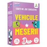 Vehicule - Meserii. Carti de joc educative