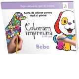 Bebe. Coloram impreuna. Carte de colorat pentru copii si parinti