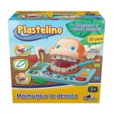 Set de joaca Plastelino - Maimutica la dentist cu plastilina 2