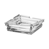 Scrumiera Rocky, Cristal Bohemia, 13x13x4.5 cm