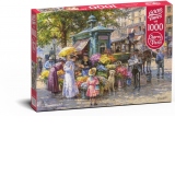 Puzzle 1000 piese Blumenmarkt