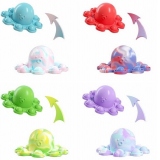 Reversible Octopus Push Popper assorted 9 cm