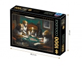 Puzzle adulti 1000 piese Cassius Marcellus Coolidge - Poker Game