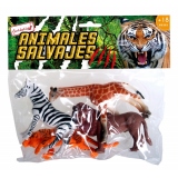 Set 4 animale din jungla, 11 cm