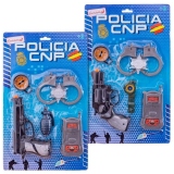 Set politie 5 piese cu pistol 42x26 cm