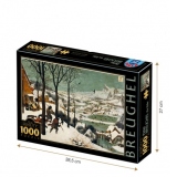 Puzzle adulti 1000 piese Pieter Bruegel cel Batran - Hunters in the Snow