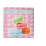 Canvas print, Macarons, rama de lemn,28x 28cm, model 1