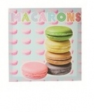 Canvas print, Macarons, rama de lemn,28x 28cm, model 3