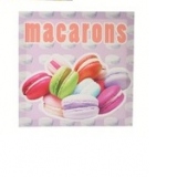 Canvas print, Macarons, rama de lemn,28x 28cm, model 4