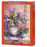 Puzzle 1500 piese Flori Liliac