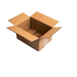 Cutie depozitare A4 din carton natur micro-ondulat, dim. 350 x 226 x 265 mm