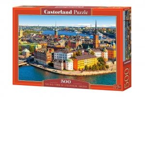 Puzzle 500 piese Vechiul Stockholm, Suedia