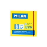 Bloc notes adeziv 76 x 76 Galben neon MILAN