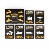IQ Puzzle. Brain Fitness. Set 6 in 1 Military