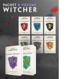 Pachet Witcher (8 carti): 1.Turnul randunicii 2. Domnita lacului 3. Vremea dispretului 4. Botezul focului 5. Ultima dorinta 6. Sabia destinului 7. Sangele elfilor 8. Anotimpul furtunilor