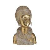 Bust decorativ Mother Africa, Rasina, 19x17x30