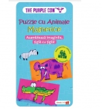 Joc magnetic. Puzzle cu Animale Magnetice