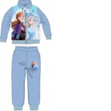 Trening pentru fete cu imprimeu Frozen Elsa & Anna din poliester, albastru, 4 ani