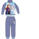 Trening pentru fete cu imprimeu Frozen Elsa & Anna din poliester, mov, 5 ani