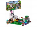 LEGO Minecraft - Ferma cu iepuri 21181, 340 piese