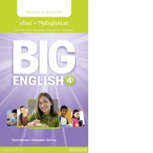 Big English 4 Pupil's eText and MEL Access Code