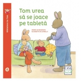 Tom vrea sa se joace pe tableta