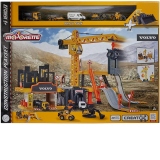 Majorette pista creatix constructions 5 masini Volvo