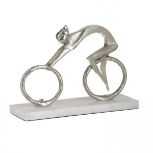 Decoratiune Bicyclist, Charisma, Metal, 25X9X19