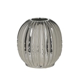 Vaza decorativa Silver Stone, Charisma, Ceramica, Φ16Χ16