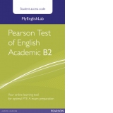 MyEnglishLab Pearson Test of English Academic B2 Standalone Student Access Card