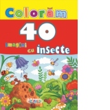 Coloram 40 imagini cu insecte