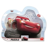 Puzzle cu rama - Cars 3: Fulger McQueen (25 piese)