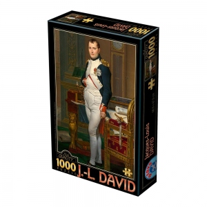 Puzzle 1000 piese Jacques-Louis David - The Emperor Napoleon in his Study at the Tuileries