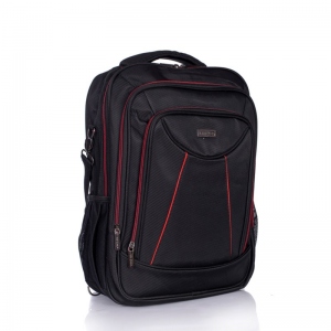 Rucsac / geanta umar laptop 15" Riga 42x31x15 cm negru / rosu