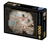 Puzzle 1000 piese - Egiptul Antic: Nebamun hunting in the marshes