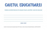 Caietul educatoarei 2021-2022 (A4, cu spiralizat)