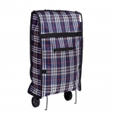 Carucior Piata Master 55x32x14 cm 1.1 kg roti pliabile alb/albastru