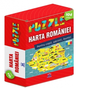 harta turistica a romaniei detaliata si km Puzzle Harta Romaniei