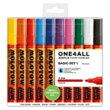 Marker acrilic ONE4ALL 227HS portofel Basic Set 1 (10 bucati)