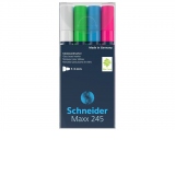 Marker pentru sticla Schneider Maxx 245 4/set, set 1