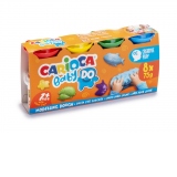 Plastilina Baby Dough Carioca 8x75 g/cutie