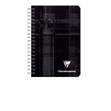 Caiet A7+ (9 x 14 cm) cu spira, 90 file, Clairefontaine, Matematica