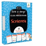 Scrie si sterge! pentru clasa pregatitoare - Scrierea. 32 fise de lucru refolosibile