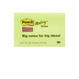 Notes adeziv Post-it Super Sticky 152 x 101 mm