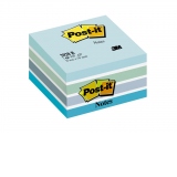 Cub notite adezive Post-it Pastel, Albastru